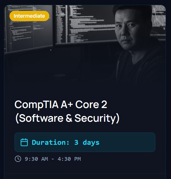 CompTIA A+ Core 2 (Software & Security)